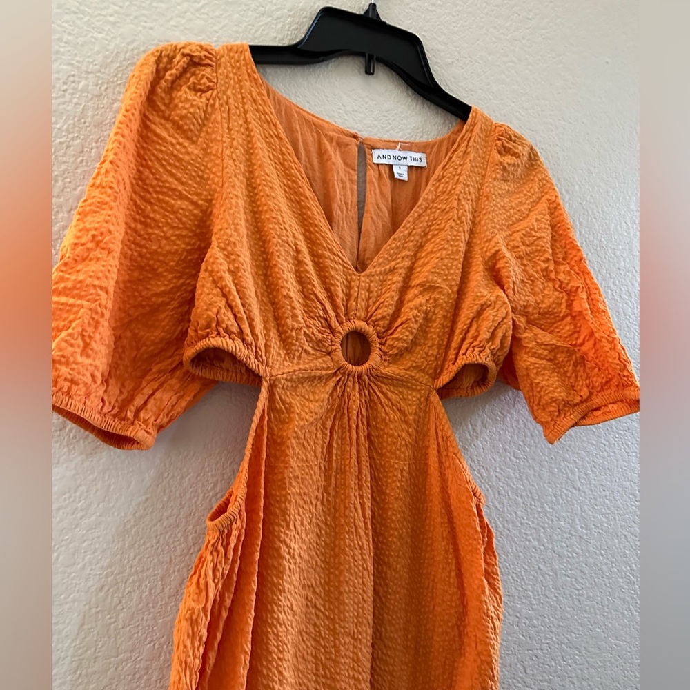 And Now This Orange Dress.